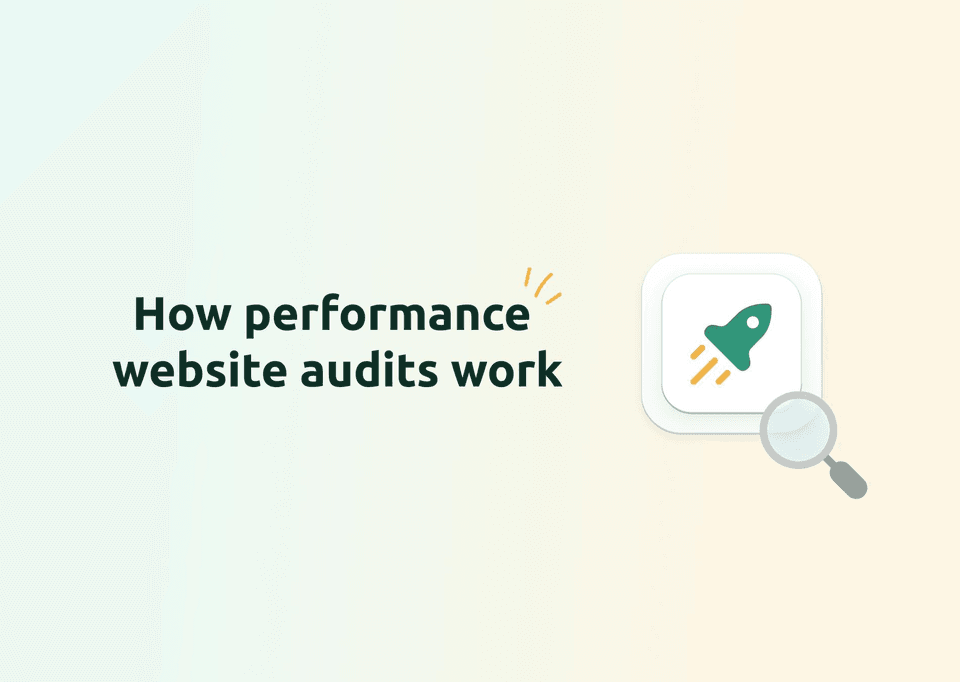 Cover image for the article "How Do Performance Website Audits Work?"