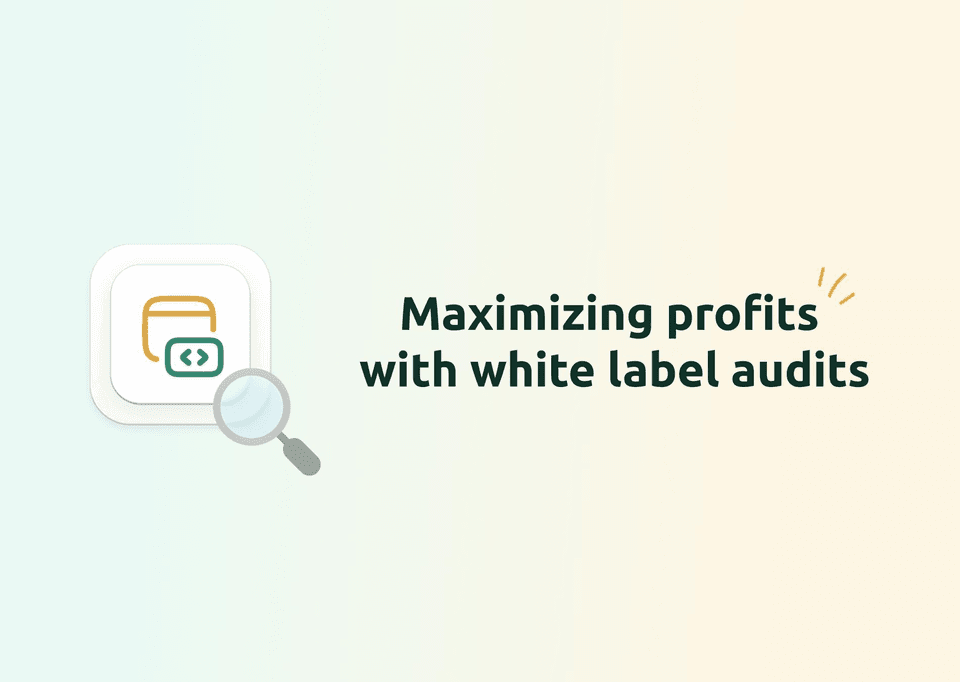 Cover image for the article "Maximizing Profits with White Label Audits"