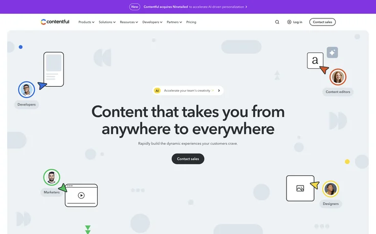 Contentful website