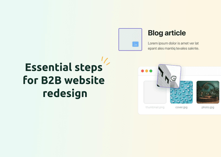 Essential Steps for B2B Website Redesign